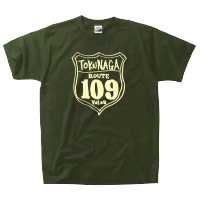 「Route 109」vol.8 Tシャツ(オリーブ)