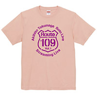 Route 109 Tシャツ（オフピンク）