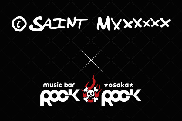 SAINT Mxxxxxx  ROCKROCK collaboration T-Shirt